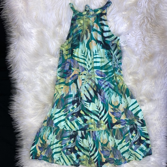 TIME AND TRU Floral Halter Swing Dress - Picture 8 of 15